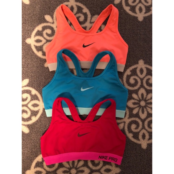Nike Other - 3 Nike Sports Bras Size Small